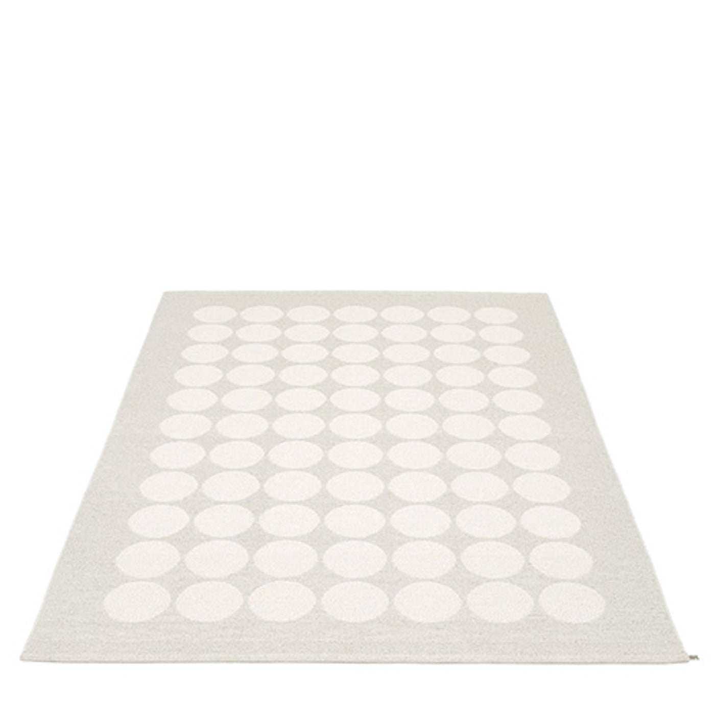 Wainscott Plastic Floor Mats Fossil Grey/White Metallic (Multiple Sizes)