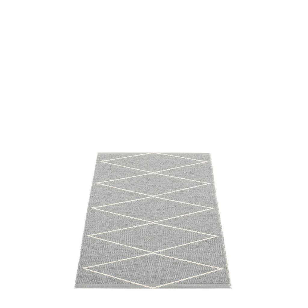 Navy Beach Plastic Floor Mats Grey/Vanilla