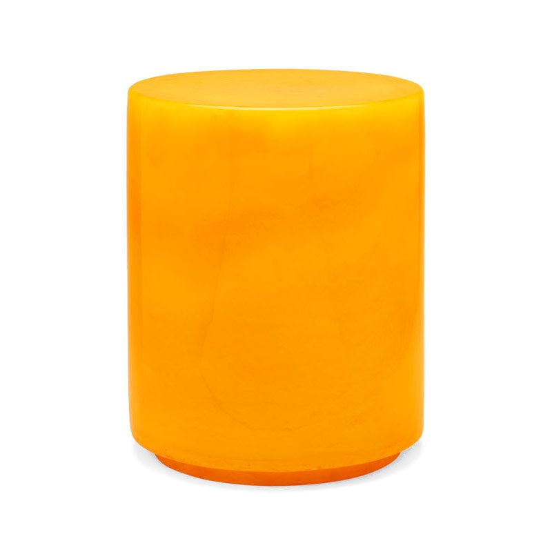 Cast Resin Murni Stool, Marigold (Pick Up / Local Delivery Only)