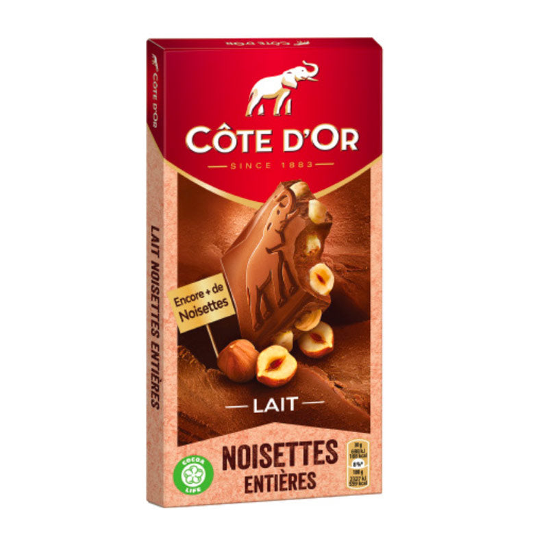 Cote D'Or Milk Chocolate with Whole Hazelnuts