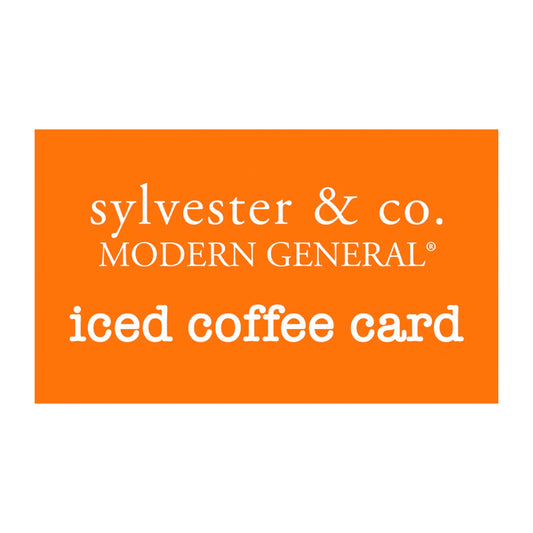 Iced Coffee Pre-Paid Punch Card
