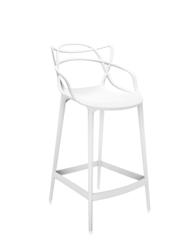 Masters Counter Stool, White