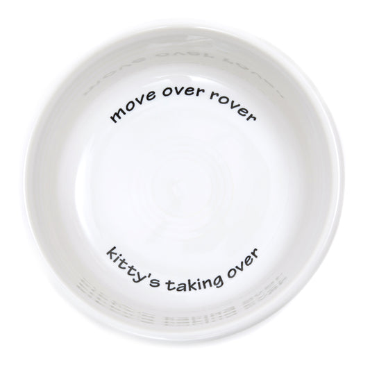 Modern General® Fiestaware 'Move Over Rover' Cat Bowl