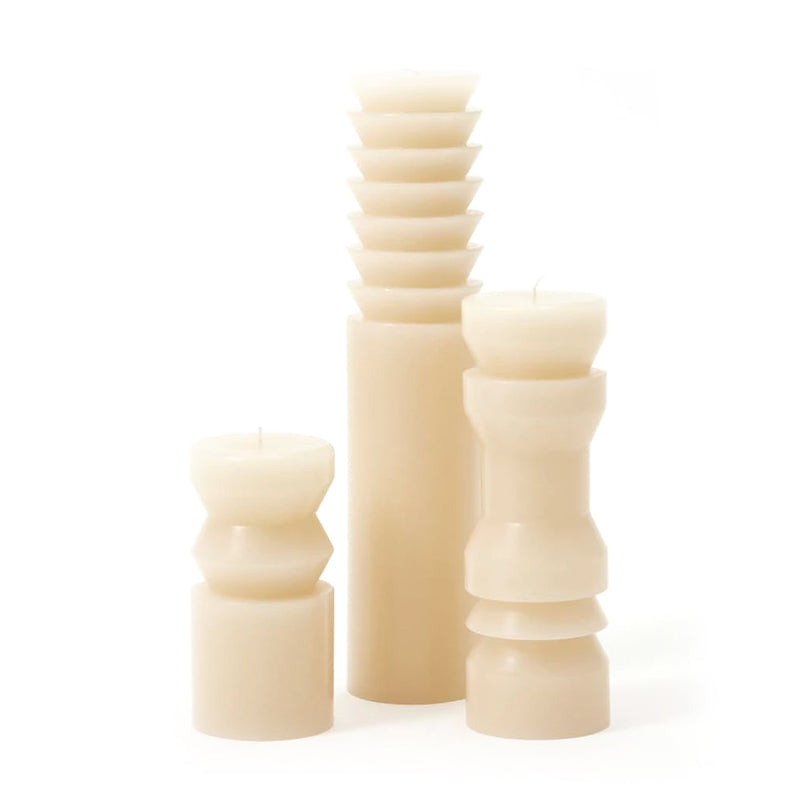 Totem Candles, Sand, 3 sizes | Home Accents | Sylvester & Co ...