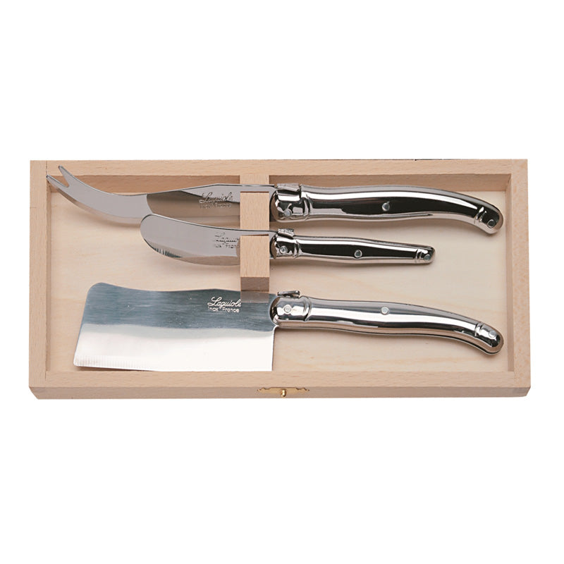 Laguiole Stainless Steel Cheese Set, 3 Pc.