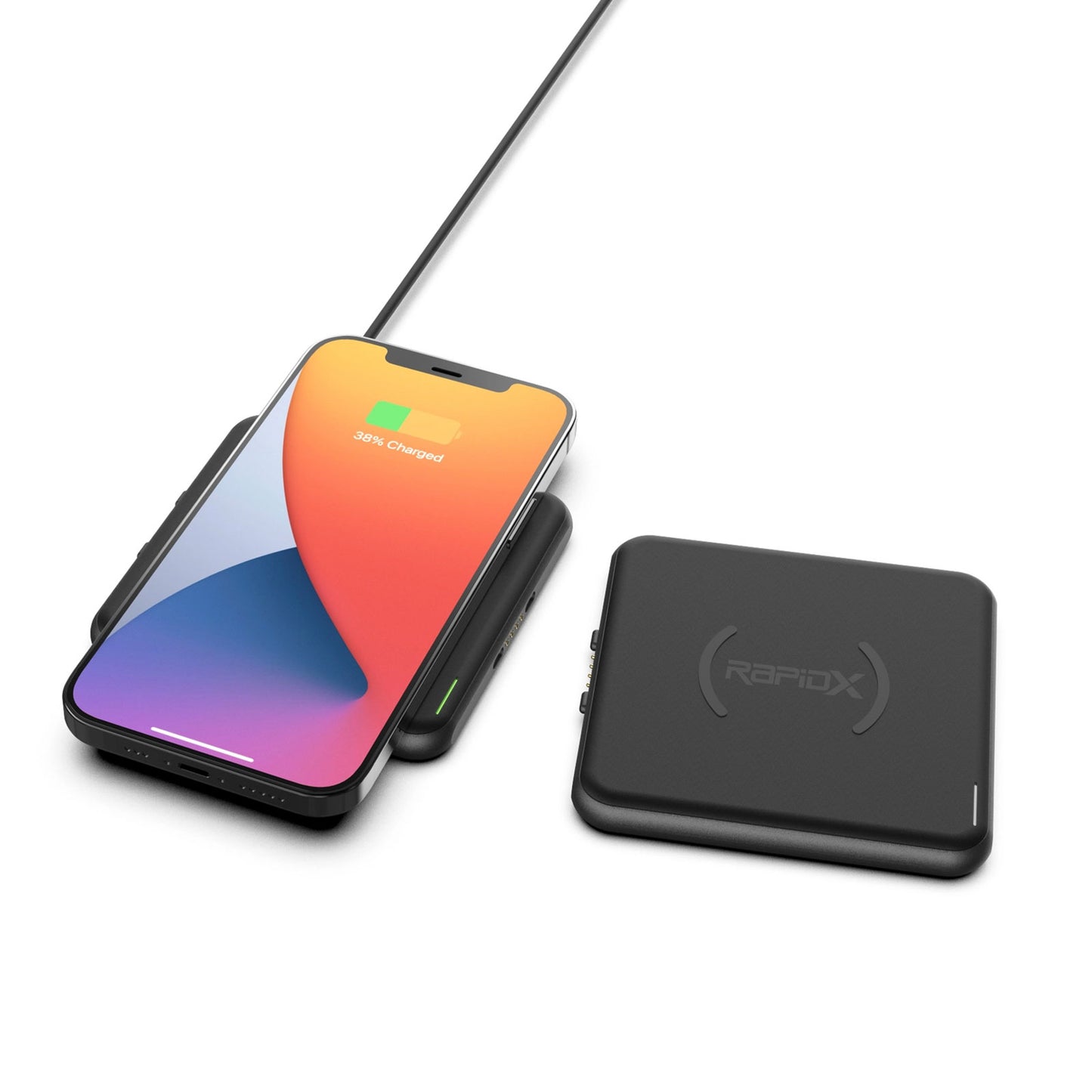 RapidX Modula5 Wireless Charging System, 2 Phone Pod with Power Adapter