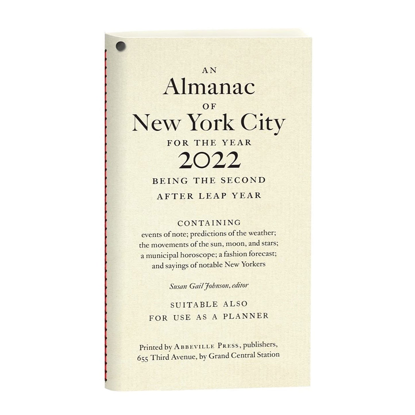 An Almanac of New York City for the Year 2022