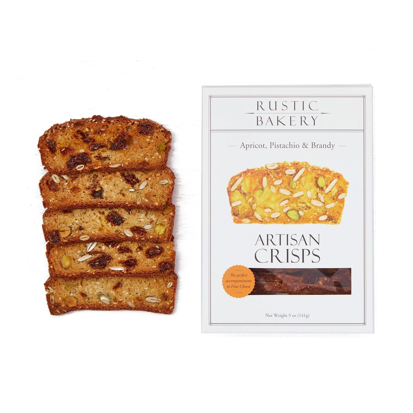 Apricot, Pistachio, & Brandy Artisan Crisps by Rustic Bakery