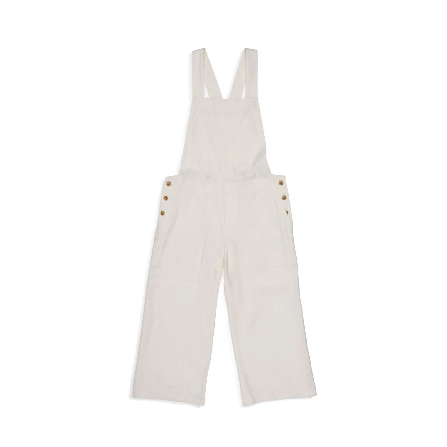 Apron Overall in White
