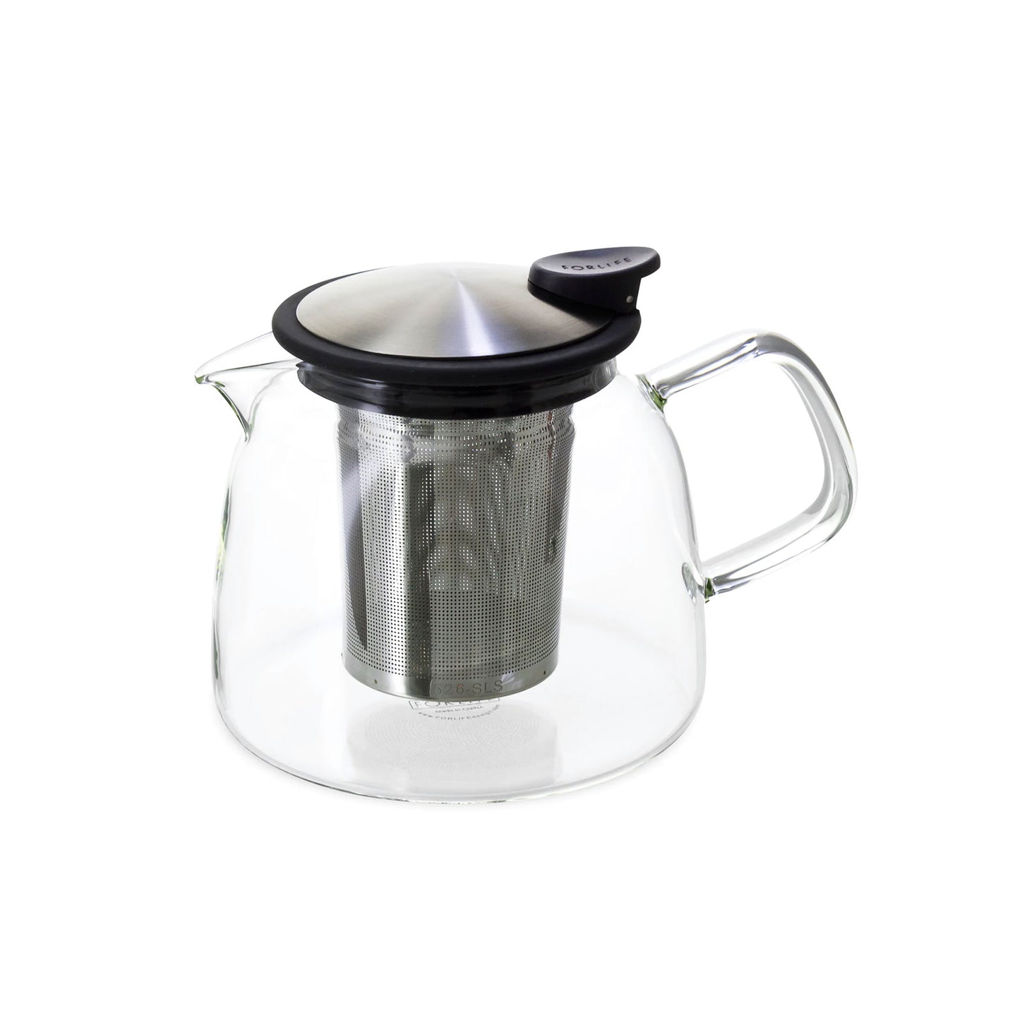 Bell Glass Teapot with Basket Infuser