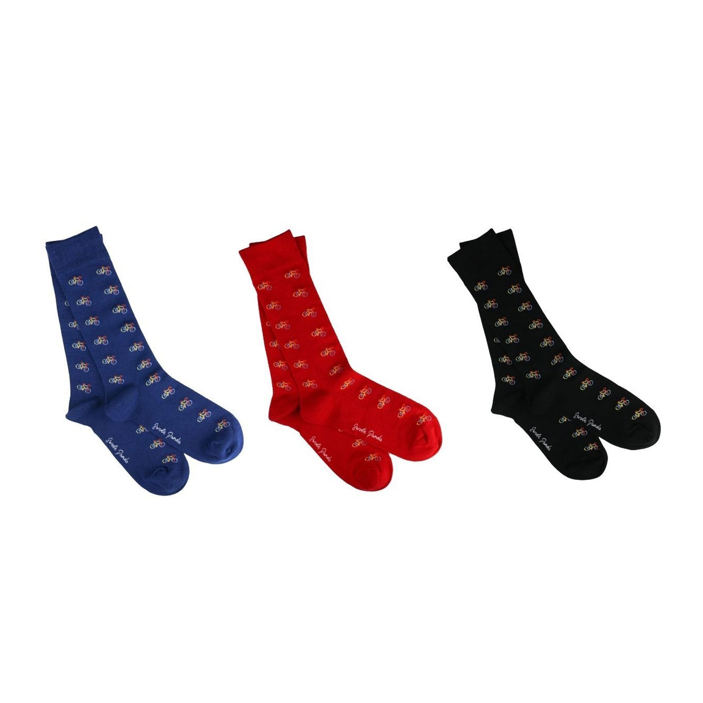 Bicycle Bamboo Socks, Set of 3 with Box