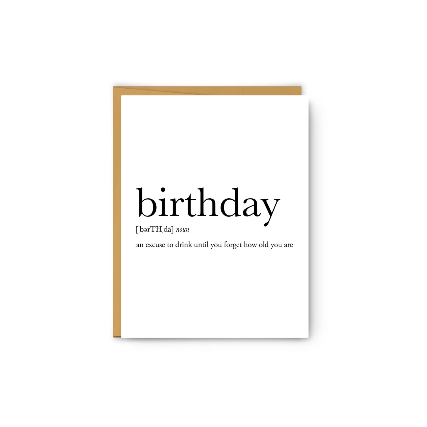 Happy Birthday Definition | Greeting Card