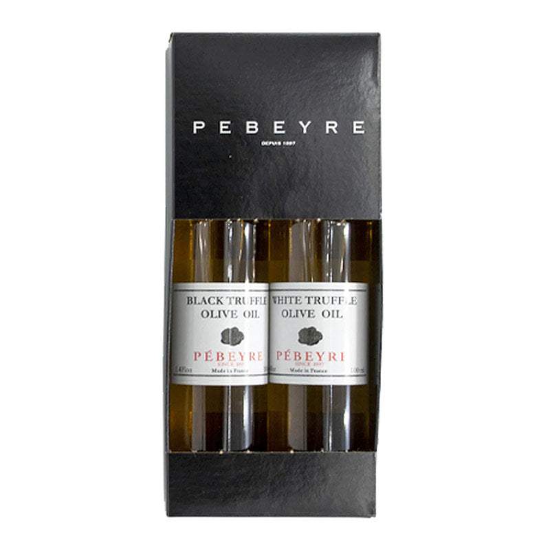 Pebeyre Black & White Truffle Oil Duo Set