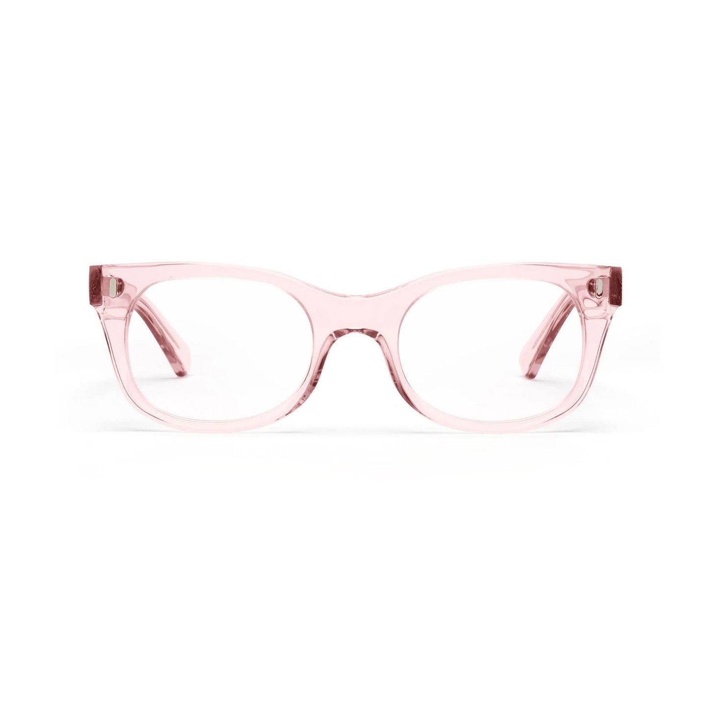 Caddis Reading Glasses, Bixby, Clear Pink
