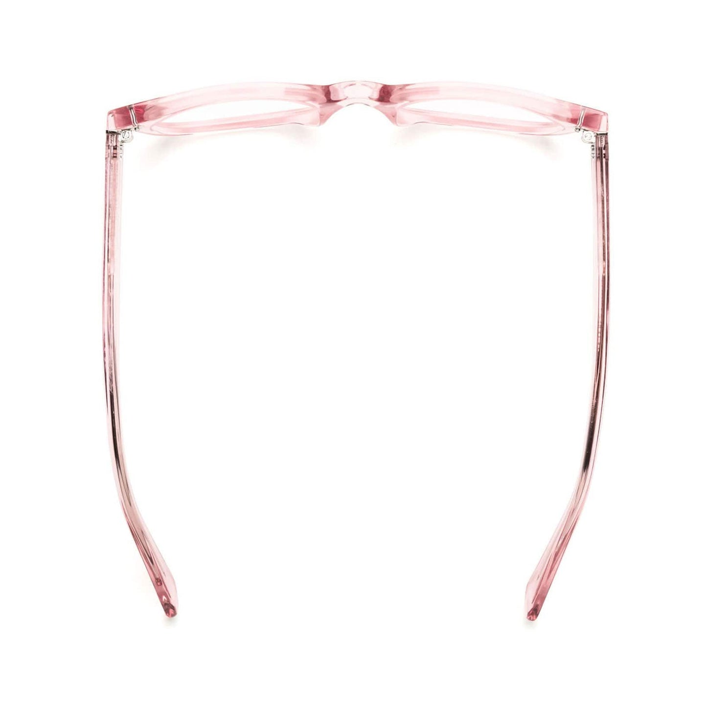 Caddis Reading Glasses, Bixby, Clear Pink