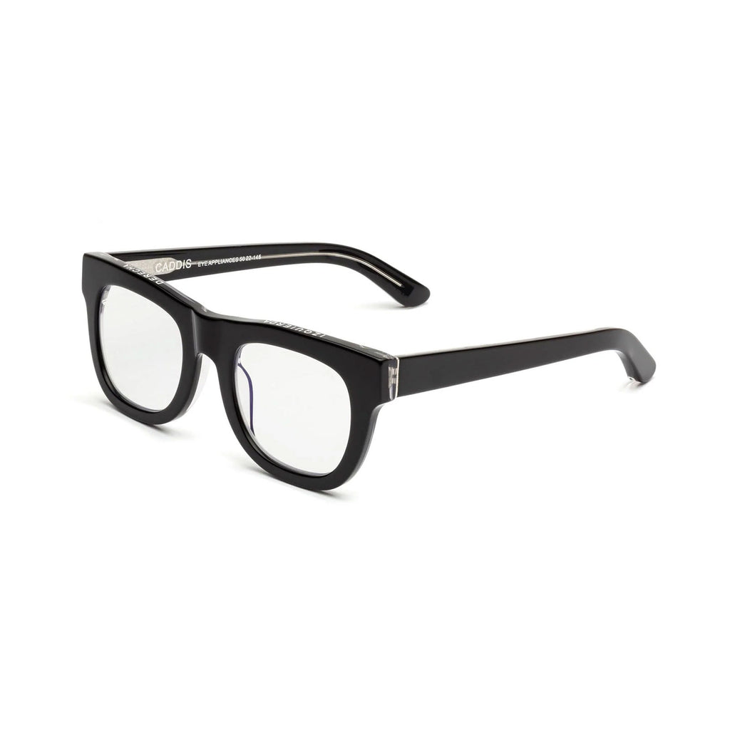 Caddis Reading Glasses, D28, Gloss Black / Vodka