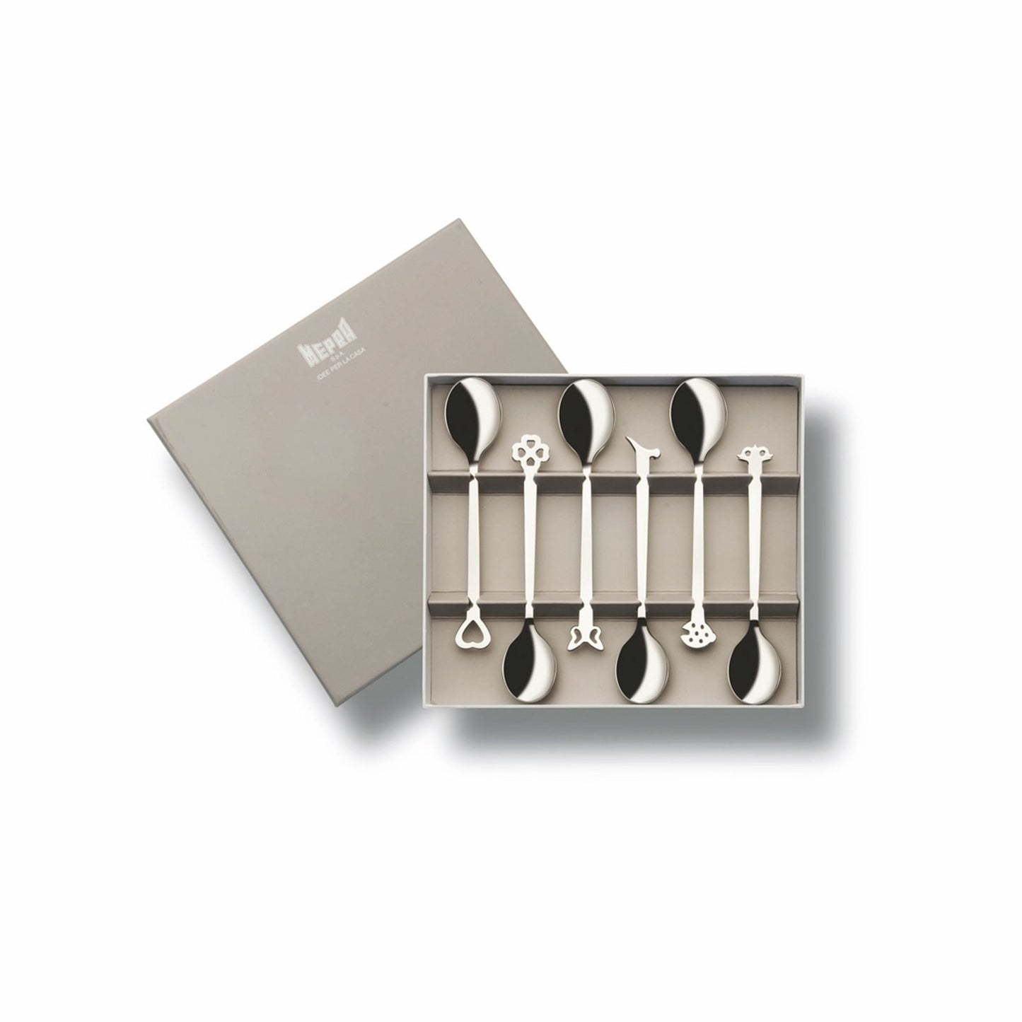 Evento Coffee Spoons in Gift Box, Set of 6