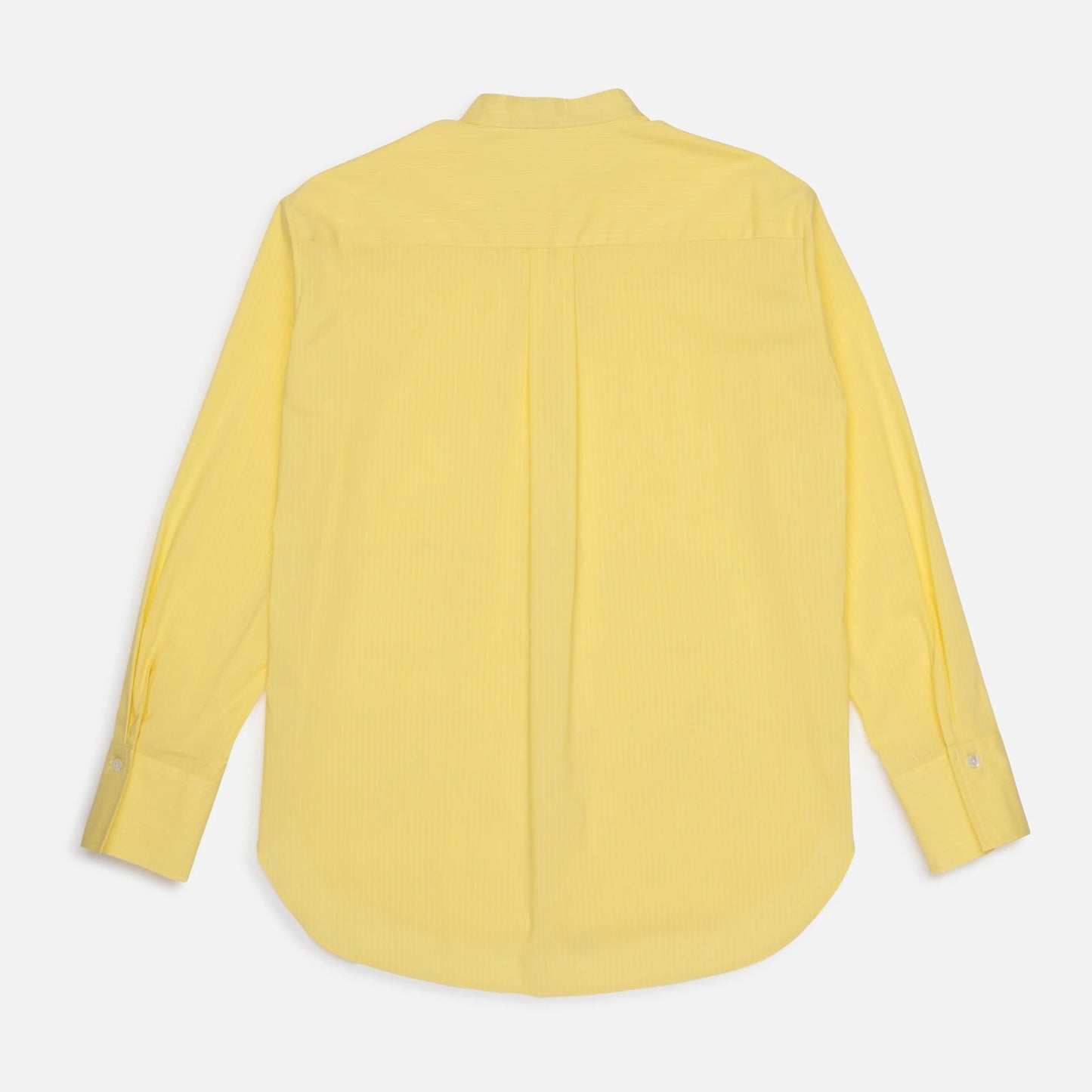 Collarless Shirt in Yellow