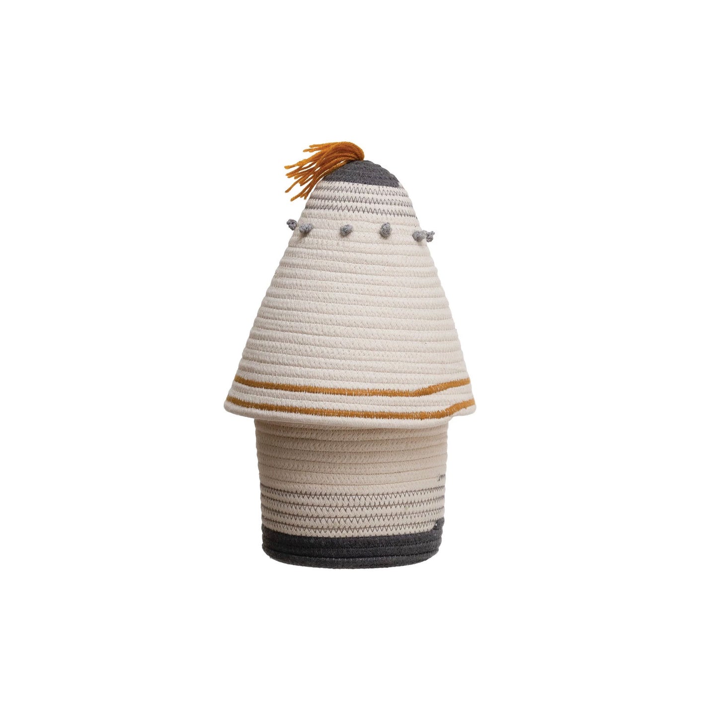 Cotton Rope Basket with Lid