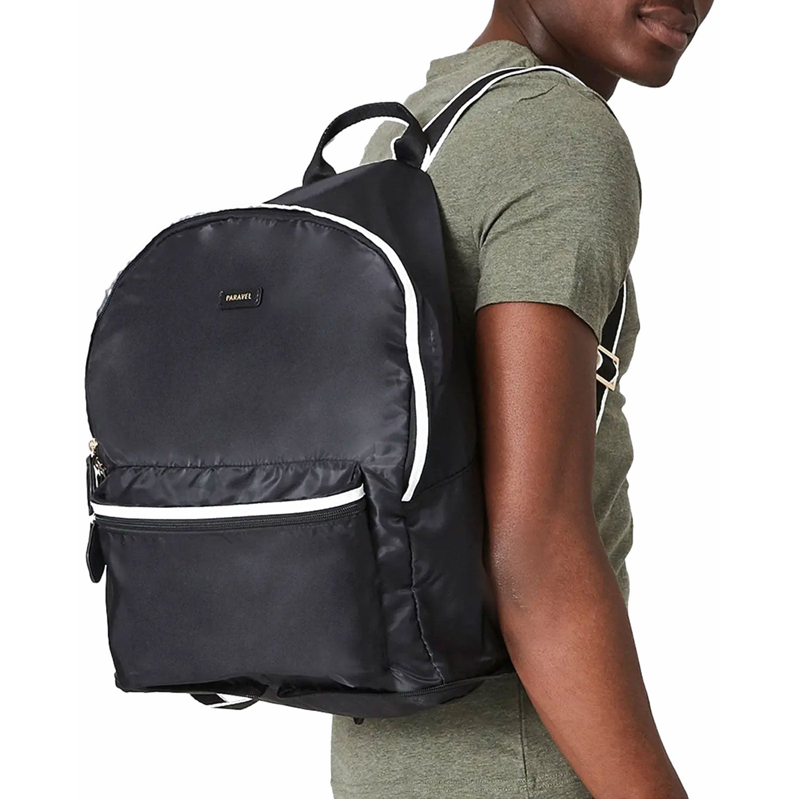 Fold Up Backpack in Black Modern General Sylvester Co. Modern General