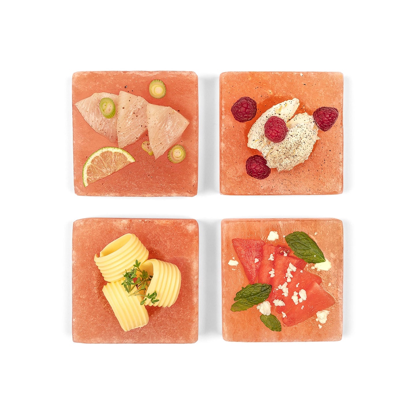 Freeze & Serve Pink Himalayan Salt Plates