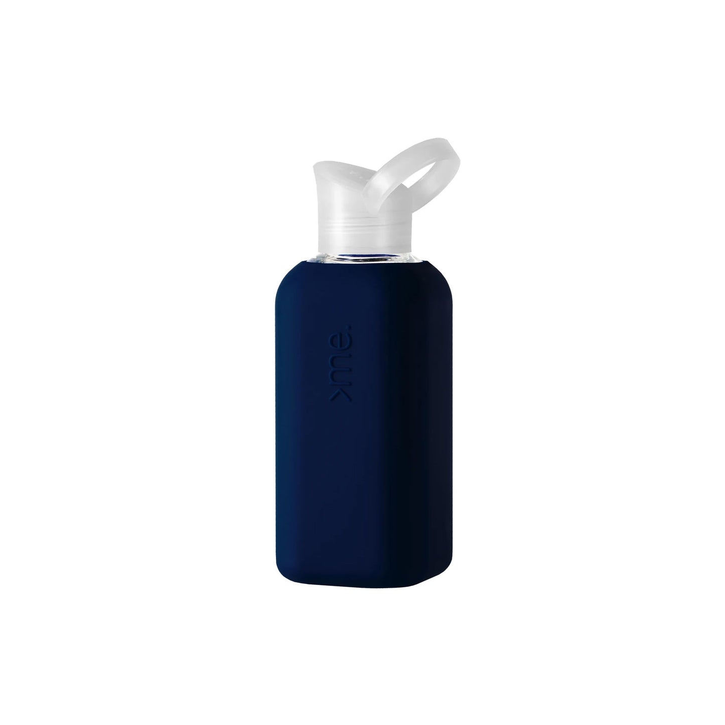 Glass Bottle with Silicone Sleeve, Navy