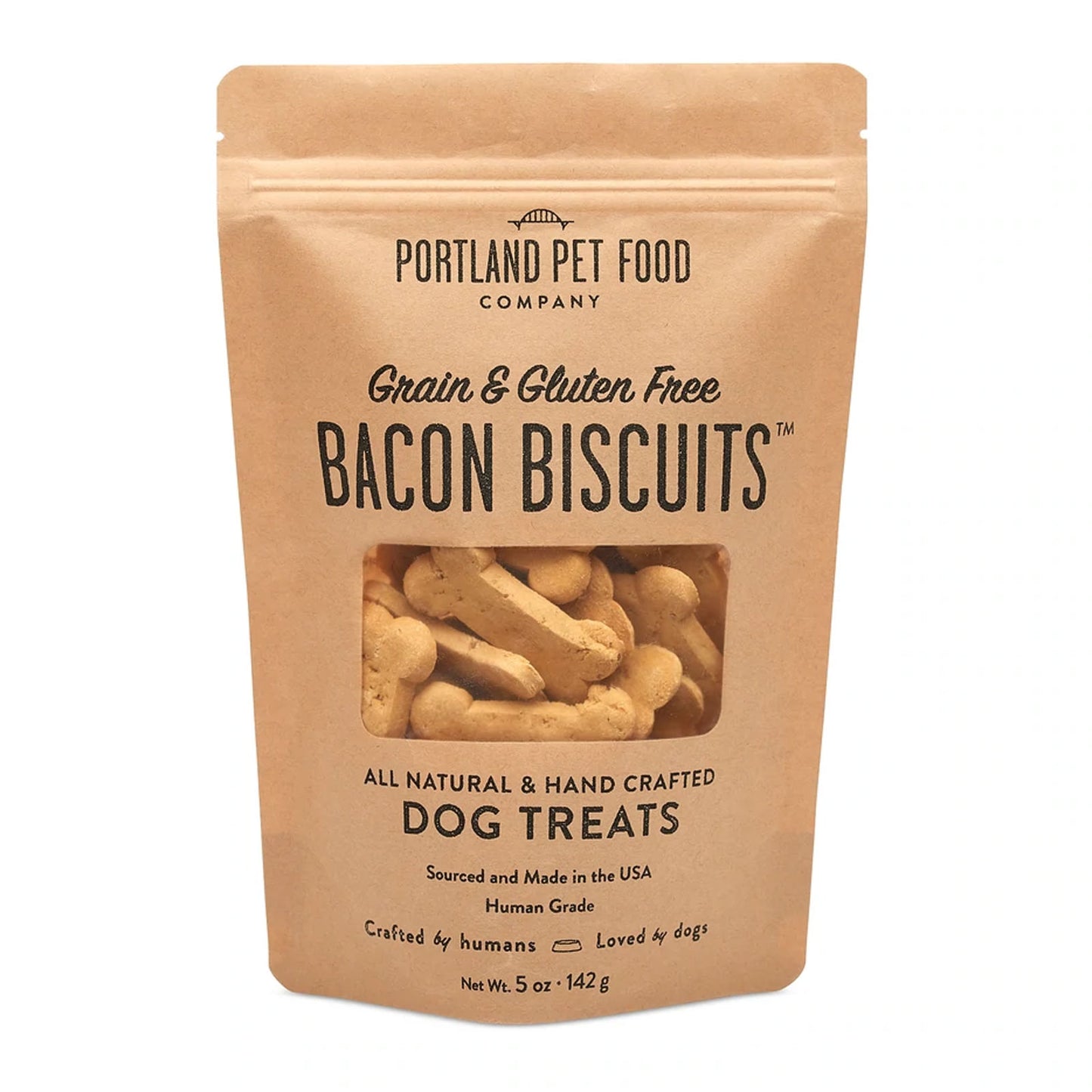 Grain and Gluten Free Bacon Dog Biscuits