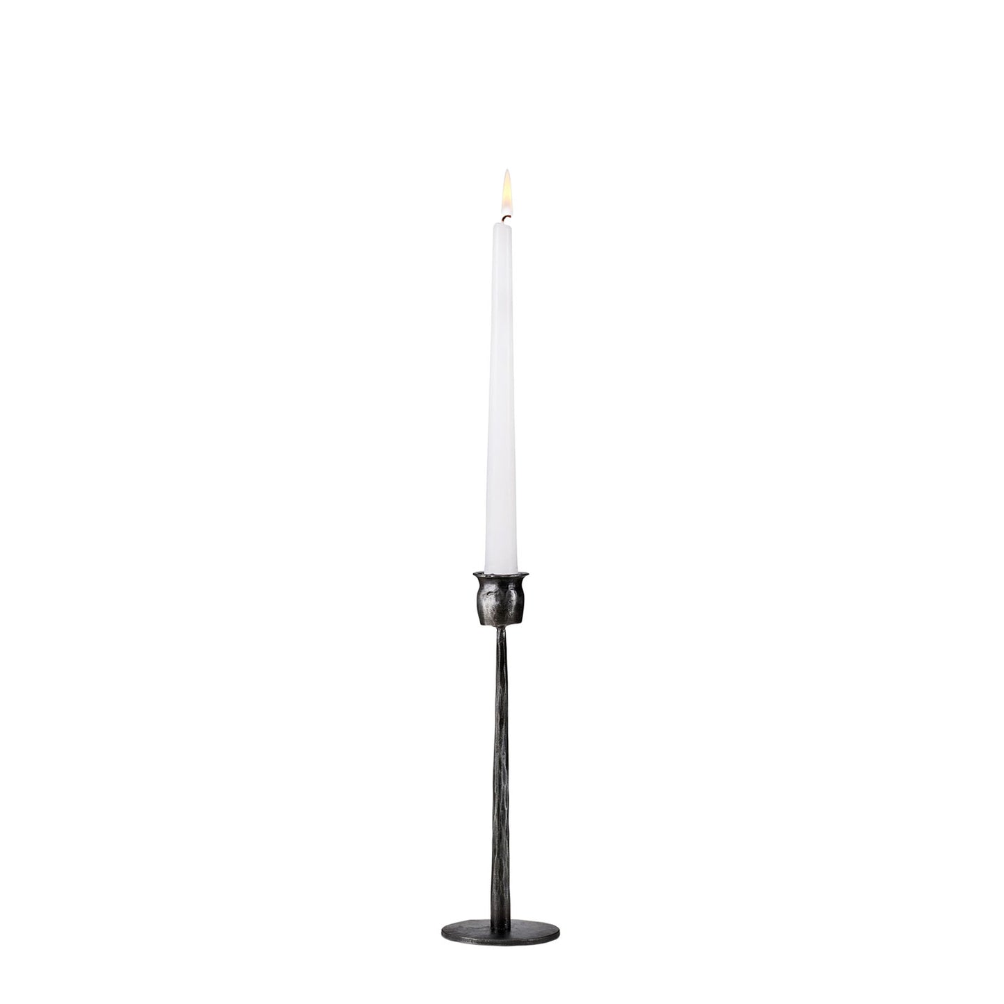 Iron Taper Candle Holder, 9.8"