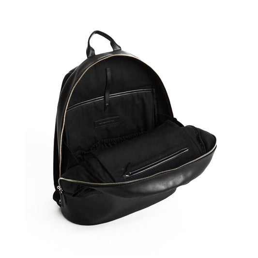Kastrup Leather Backpack in Black