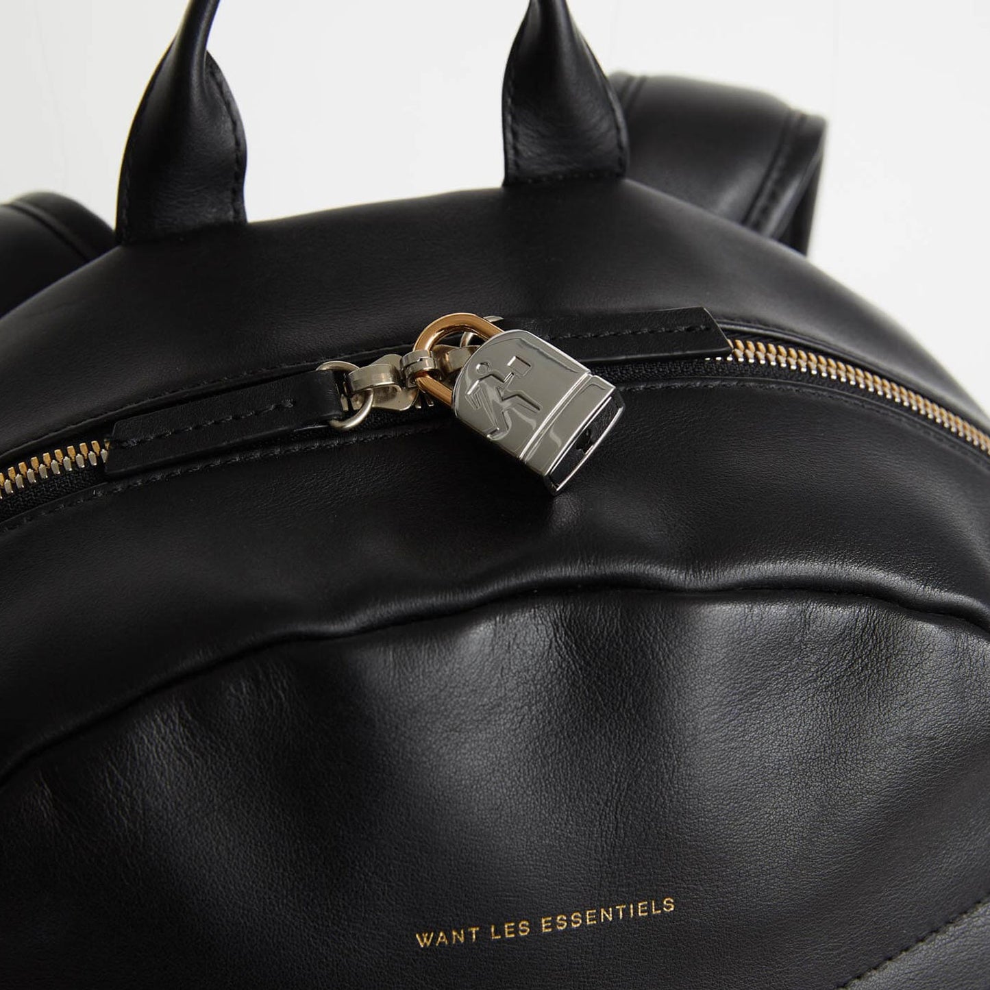 Kastrup Leather Backpack in Black