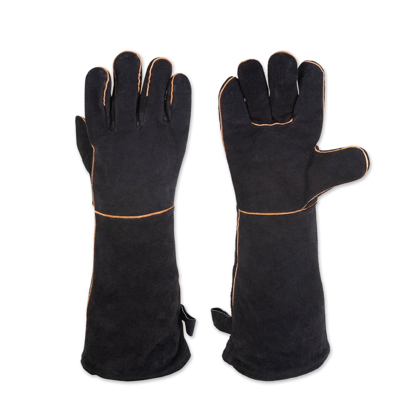 Leather Grill Gloves in Black