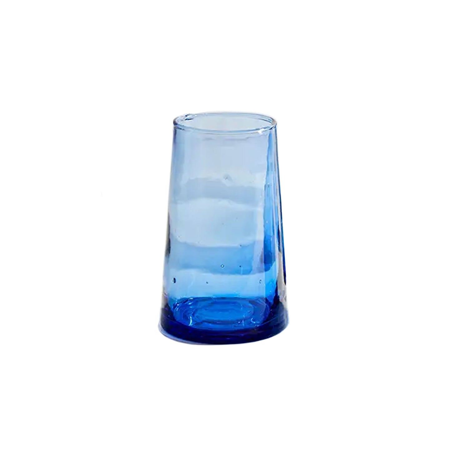 Moroccan Cone Glassware in Blue, Large