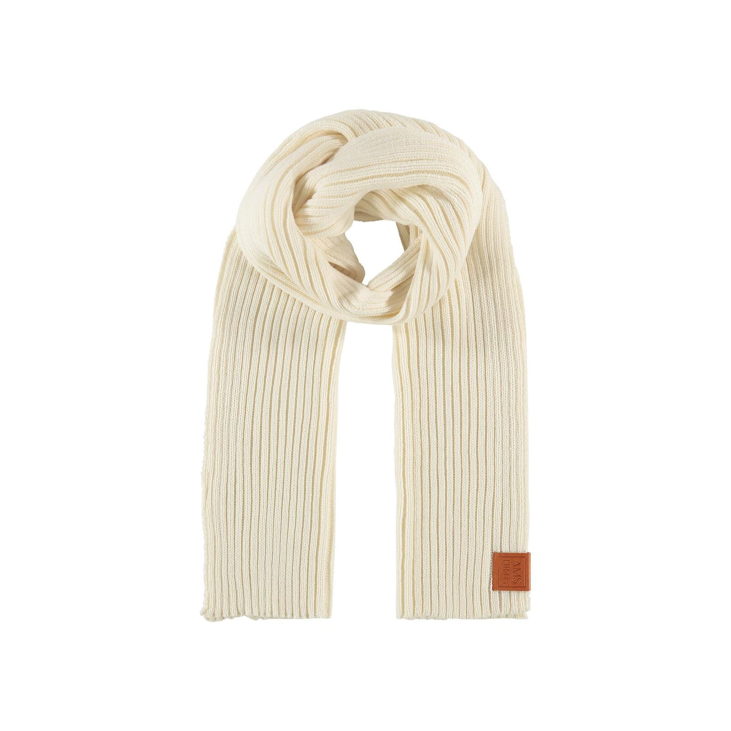 Off White Knit Scarf