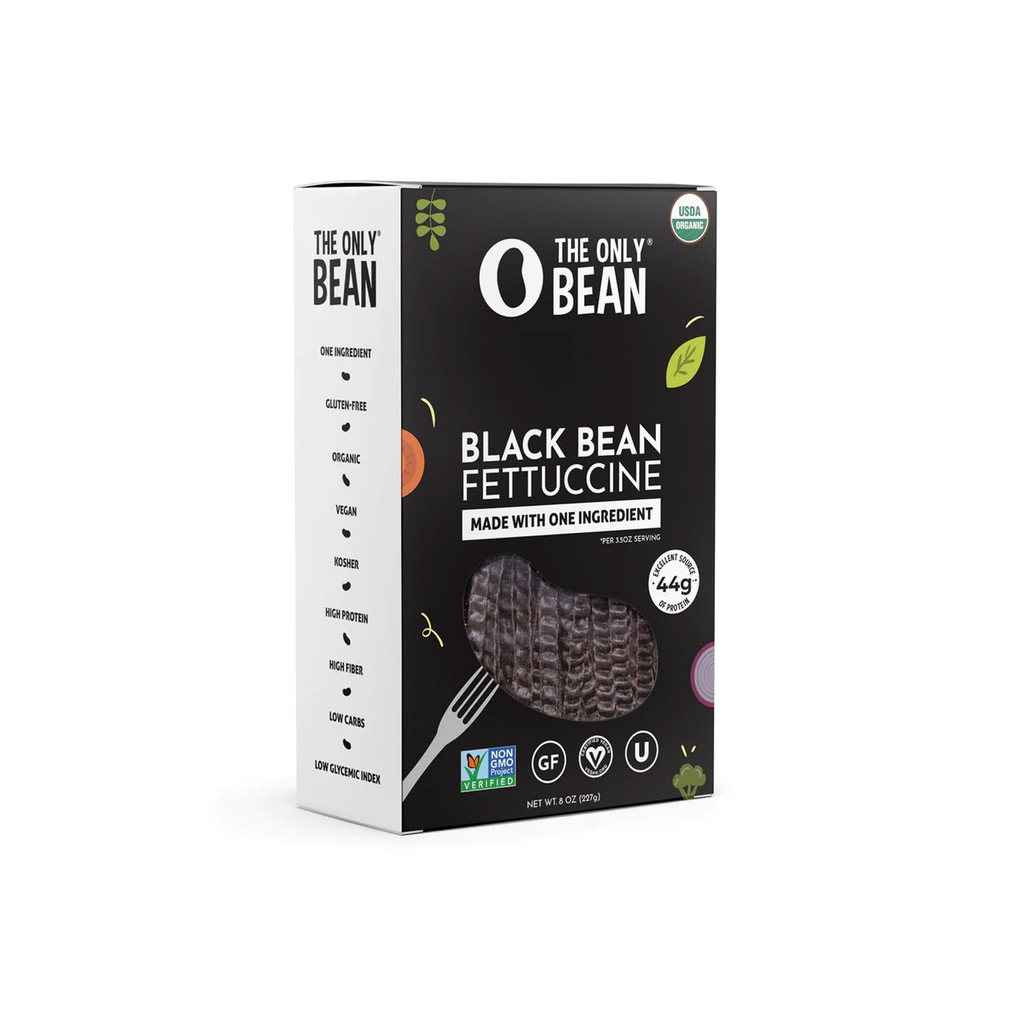 Organic Black Bean Fettuccine Bean Pasta