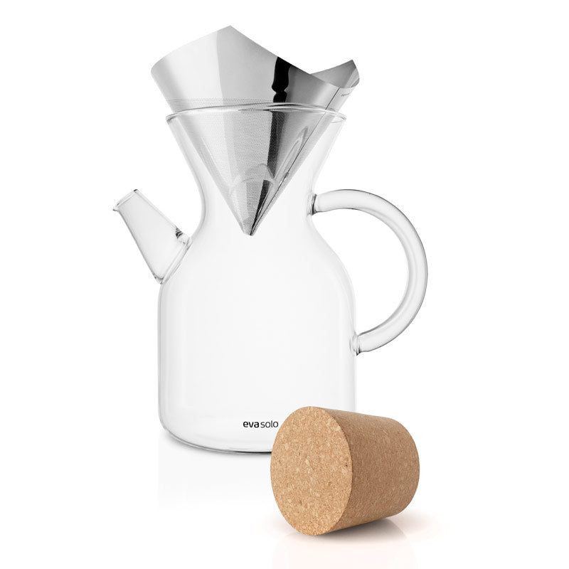 Pour-Over Glass Coffee Maker, 1.0 Liter
