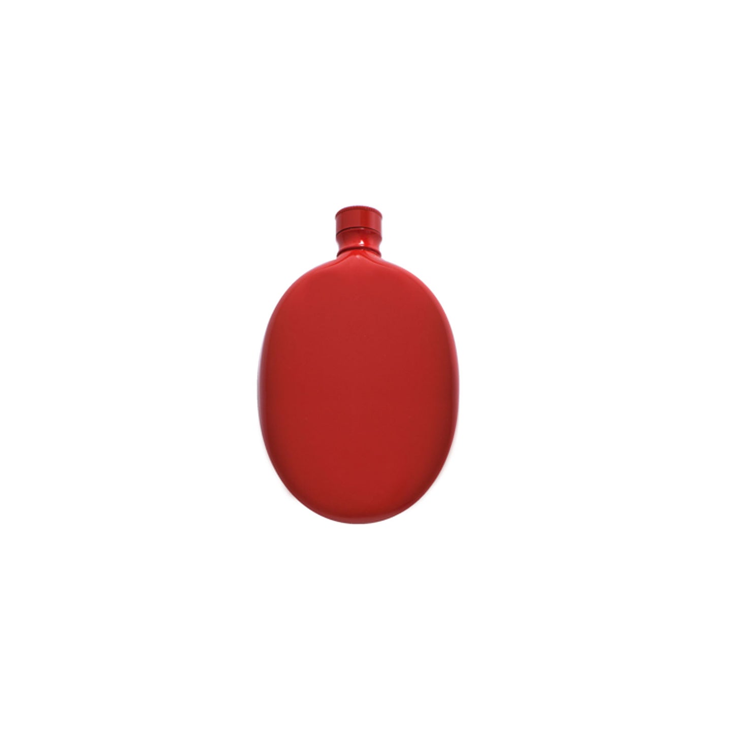 Red Oval Flask