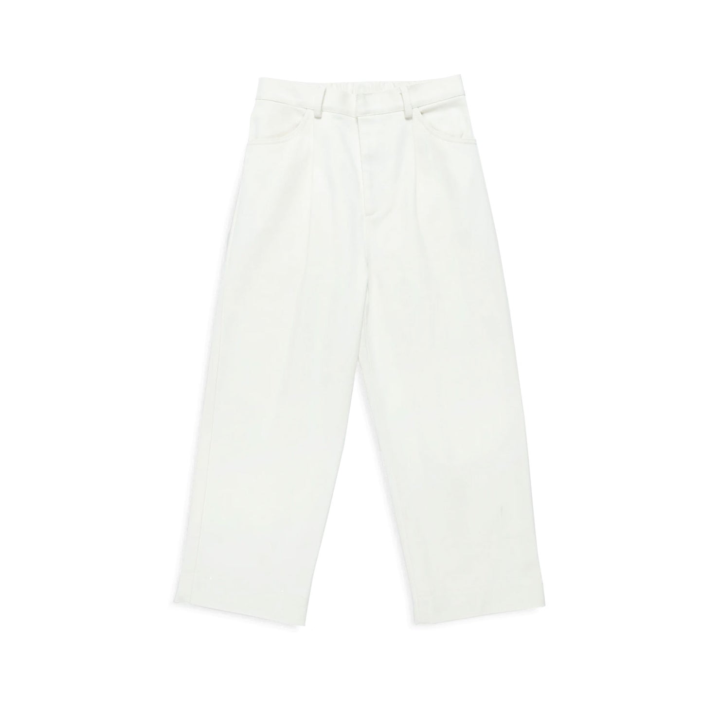 Relaxed Denim Pant in White