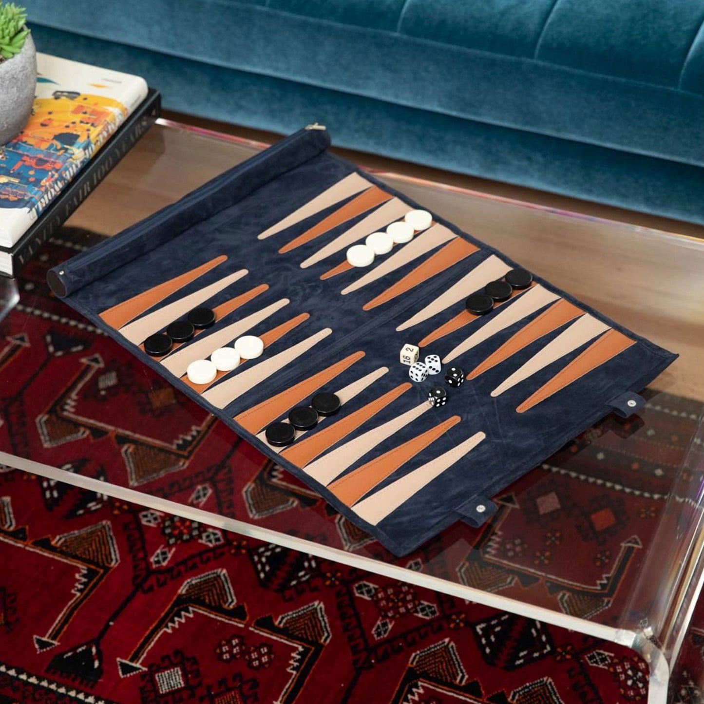 Roll-up Backgammon Travel Set