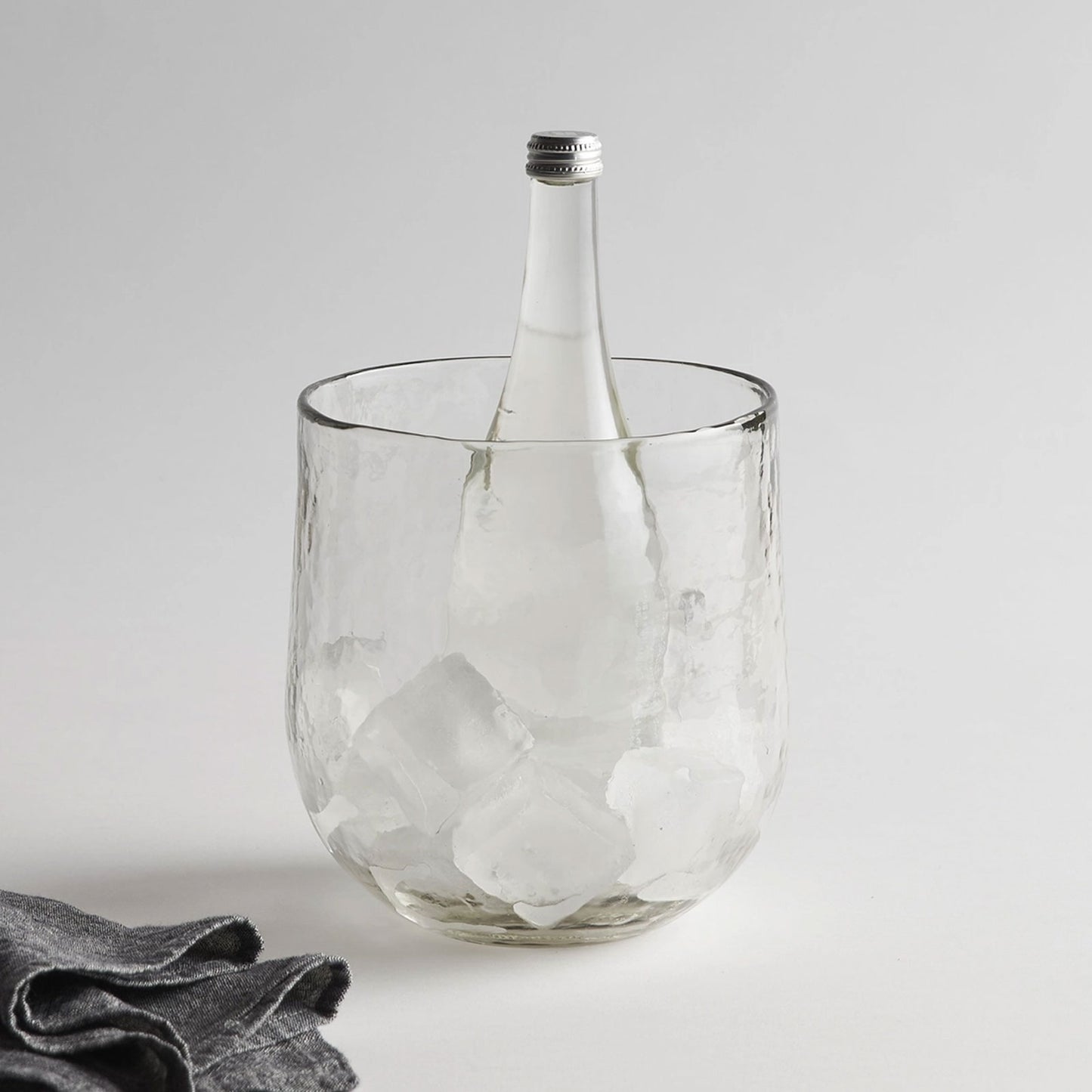 Slightly Hammered Ice Bucket / Vase