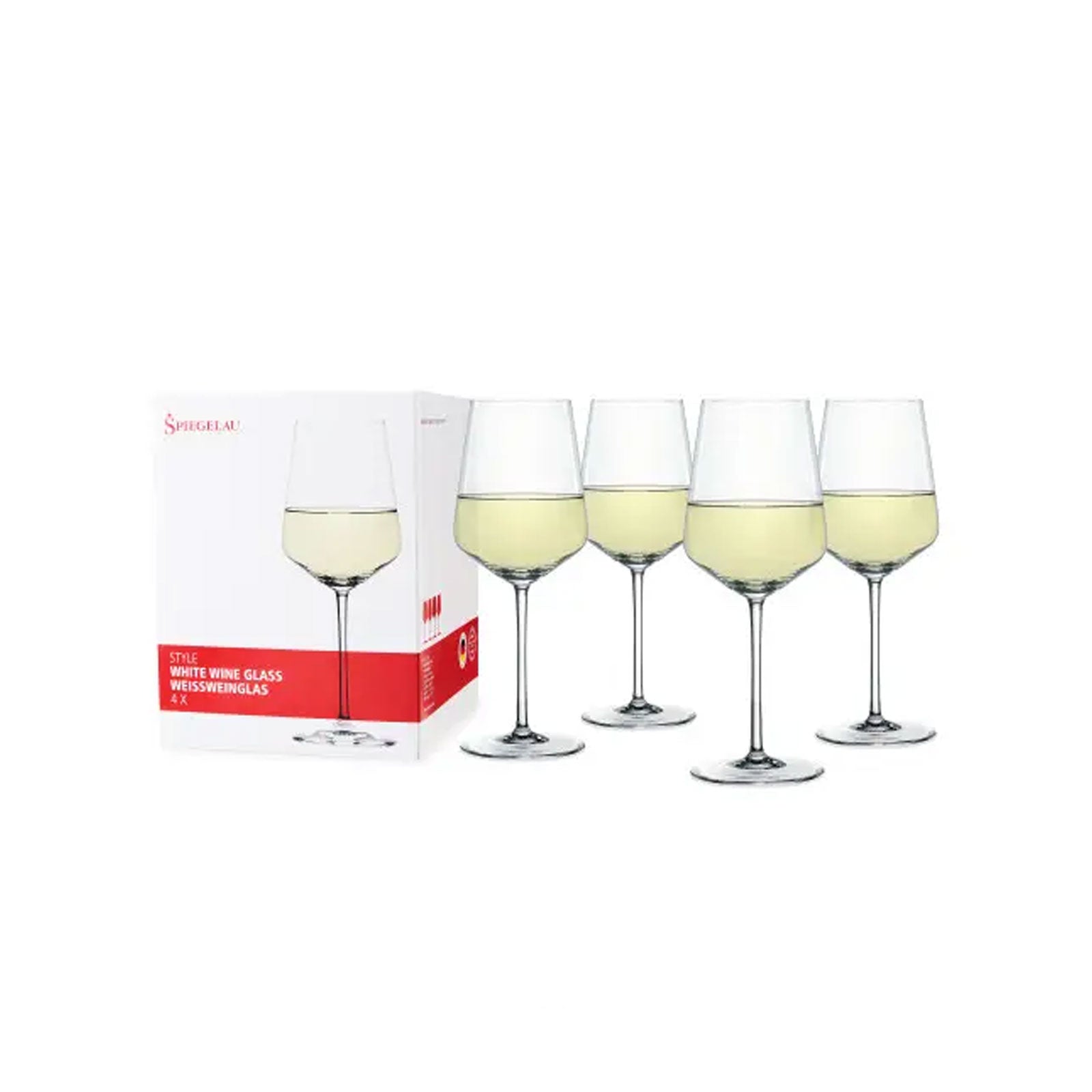 Spiegelau Style 22.2 oz Red Wine Glass (Set of 4), Clear