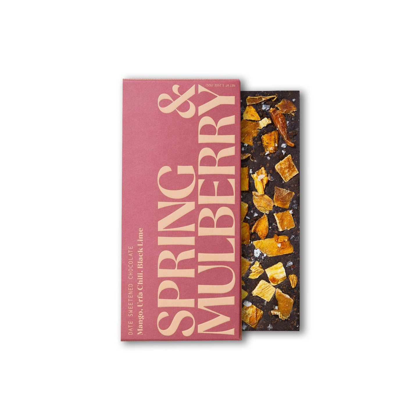 Spring & Mulberry Chocolate Bar with Mango, Urfa Chili, and Black Lime