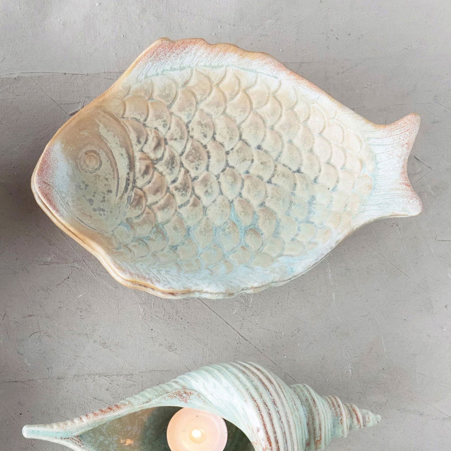 Stoneware Fish Dish