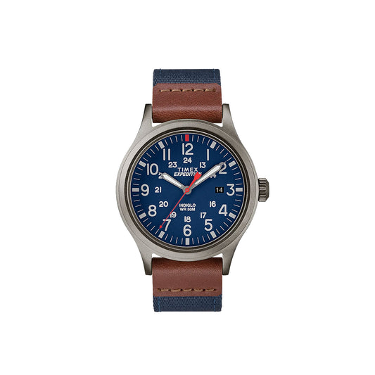Timex Expedition Scout Watch, Mixed Material Strap