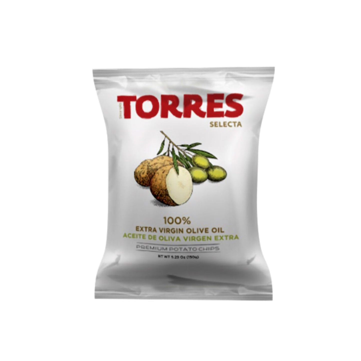 Torres Gourmet Potato Chips with Olive Oil