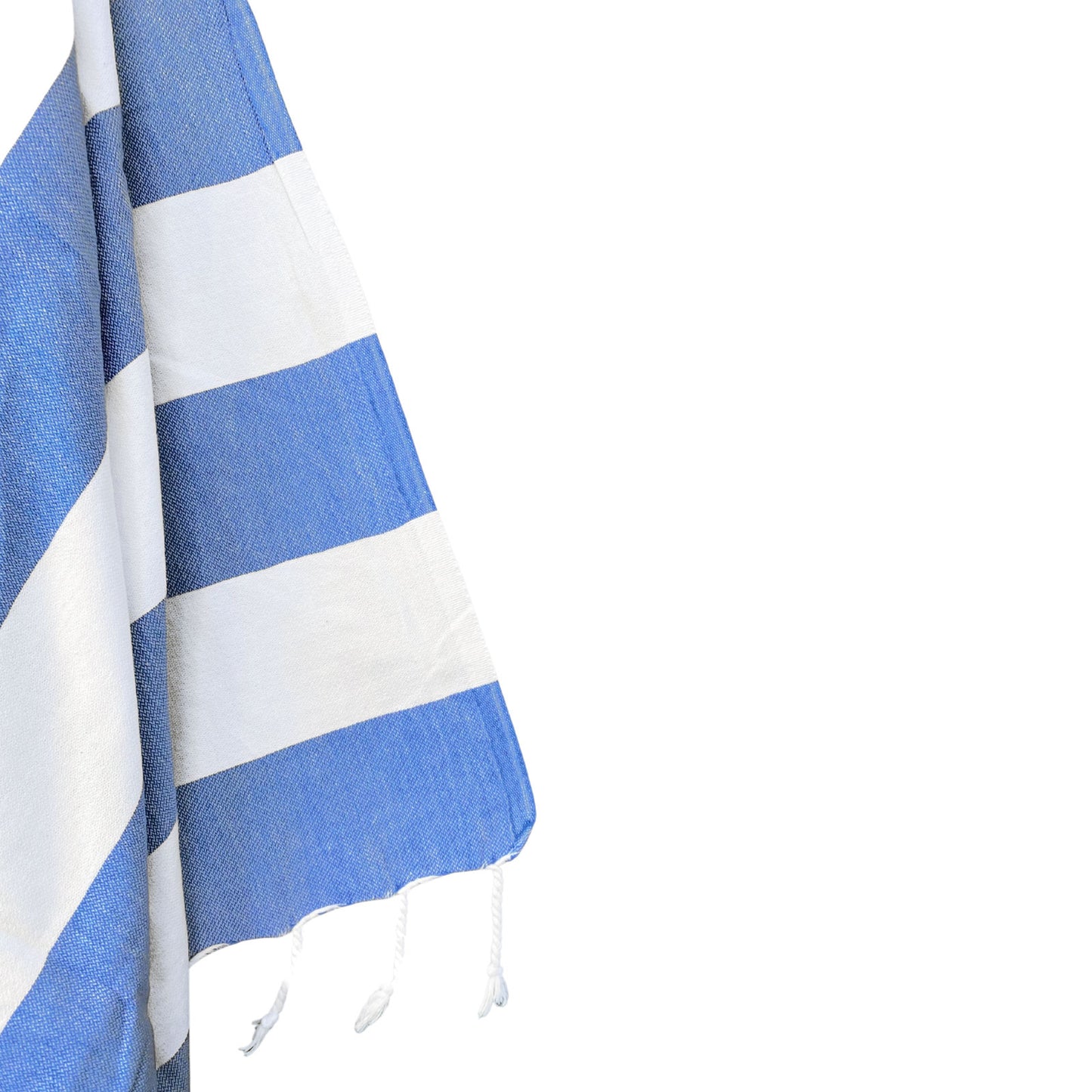 Springs Turkish Beach Towel in Royal Blue and White