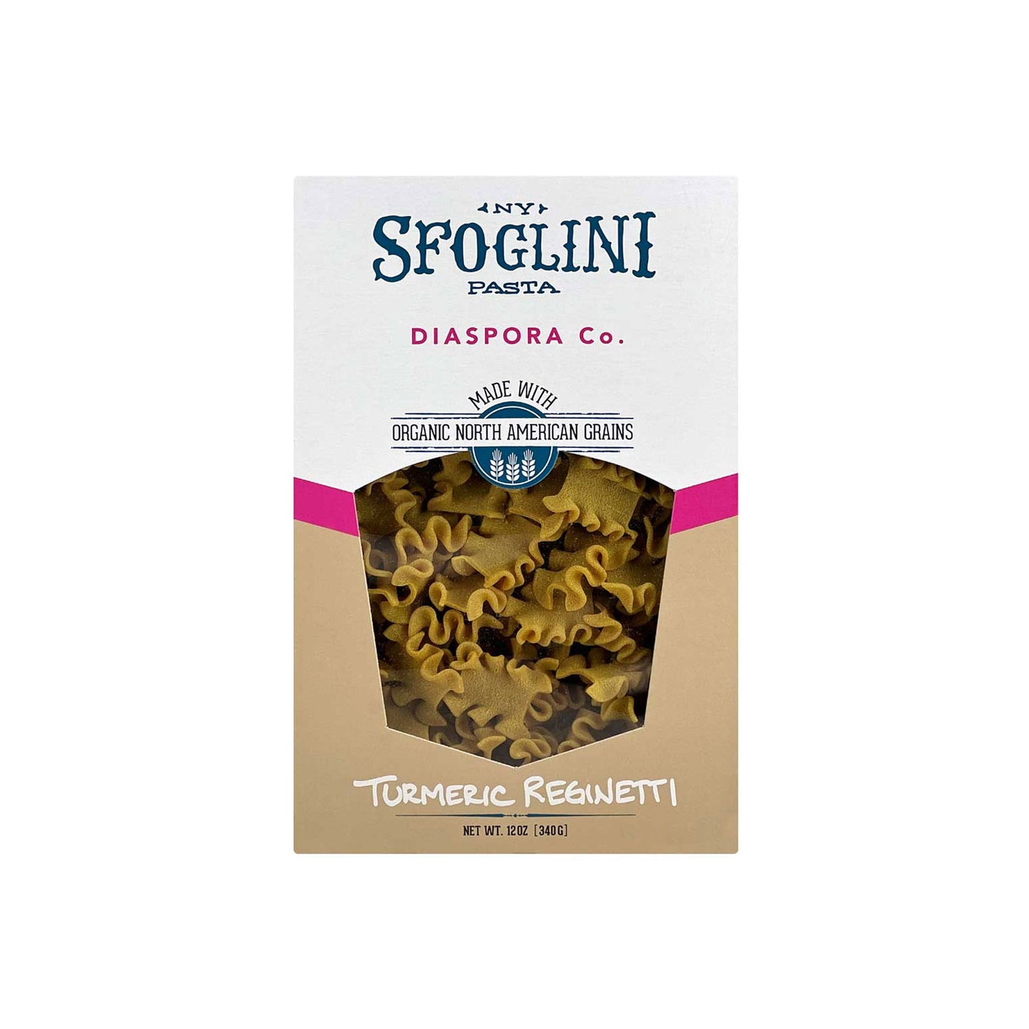 Turmeric Reginetti Pasta (Limited Edition)