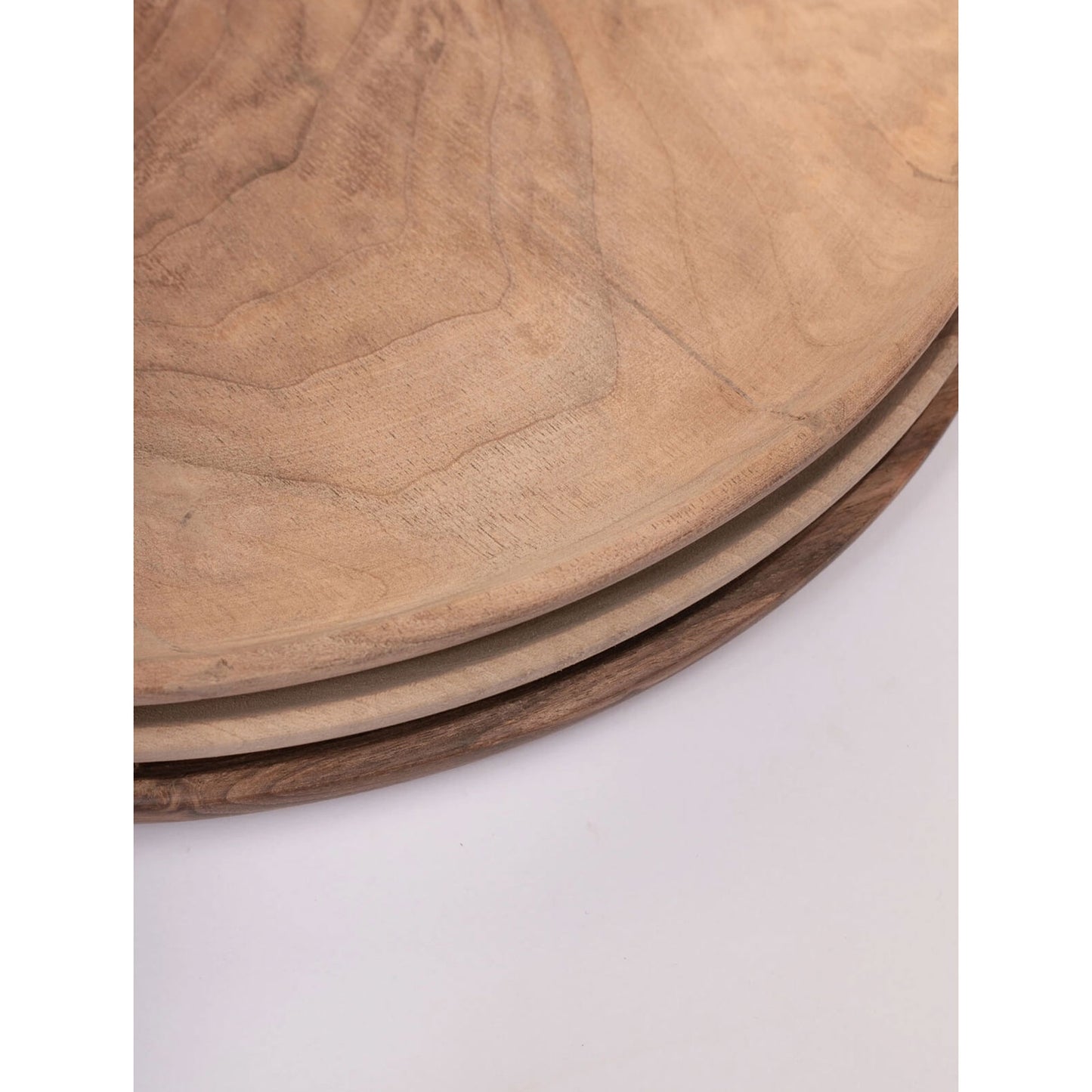 Walnut Wood Plates, Large