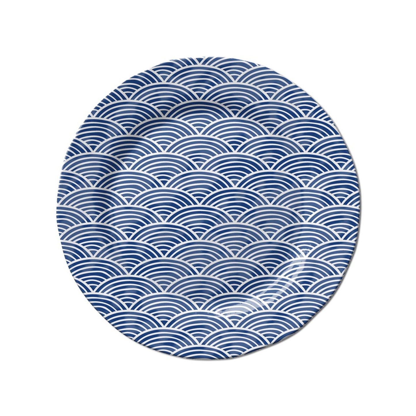 Waves Melamine Dinner Plate