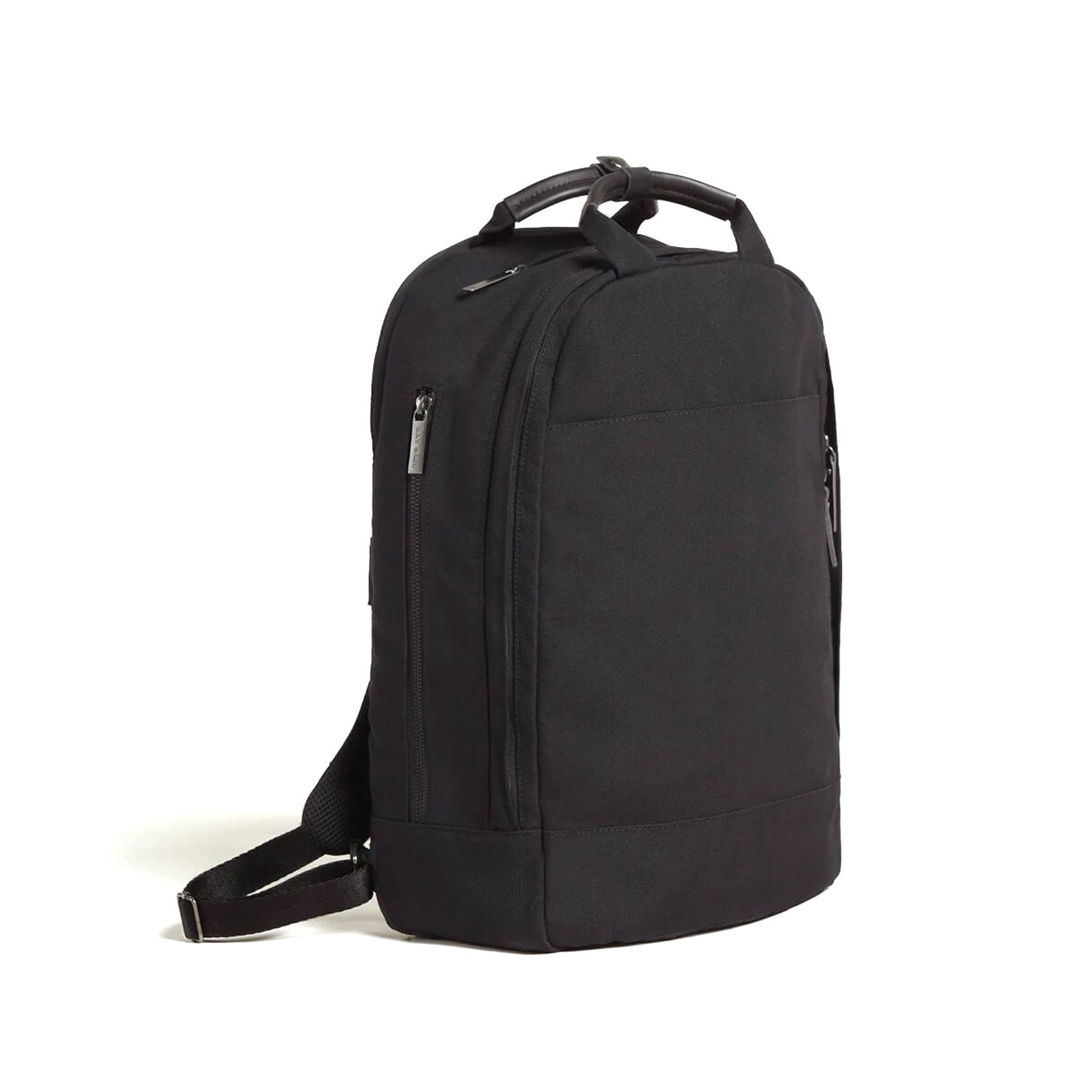 Waxed Canvas Backpack, Black