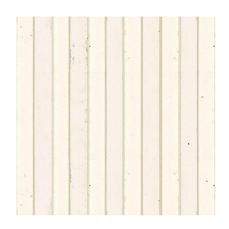 Wallpaper, White Timber Strips by Piet Hein Eek
